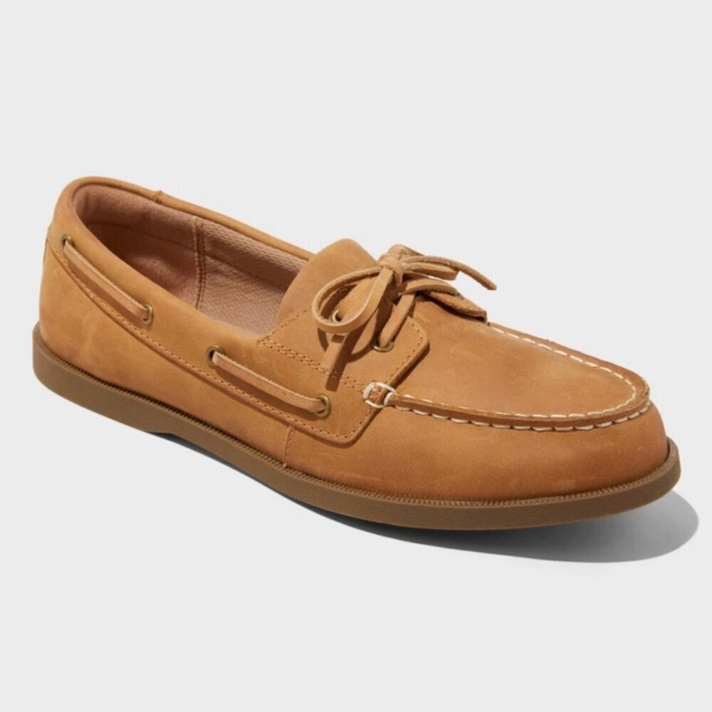 Goodfellow & Co NWT SZ9 Bennett Leather Loafers Memory Foam Preppy Staple Casual